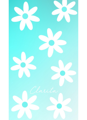 TOALLA PLAYA FLOWER CELESTE
