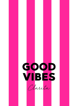 TOALLA PLAYA GOOD VIBES