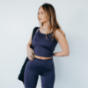TOP REMERA VIOLETA DARK