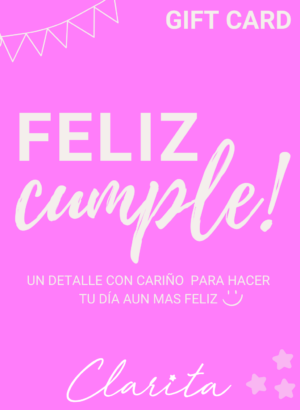 GIFT CARD FELIZ CUMPLE