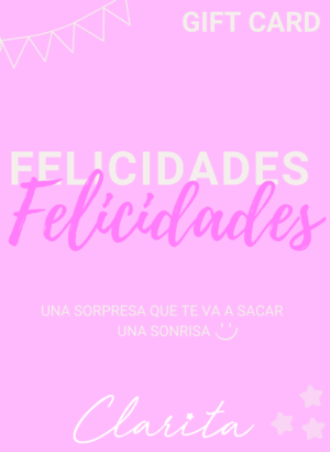 GIFT CARD FELICIDADES