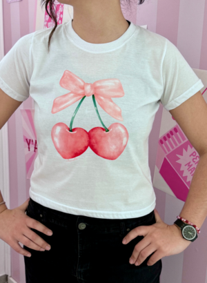 REMERA BABY TEE CHERRY