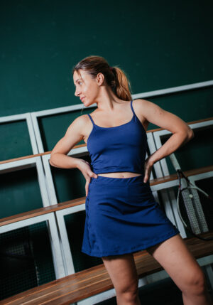 TOP MUSCULOSA AZUL