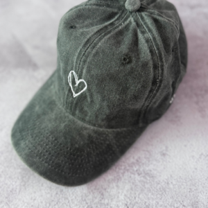 GORRA CORAZON VERDE OSCURO