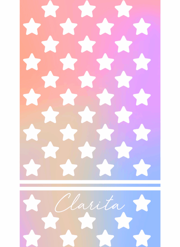 TOALLA PLAYA ESTRELLA CLARITA