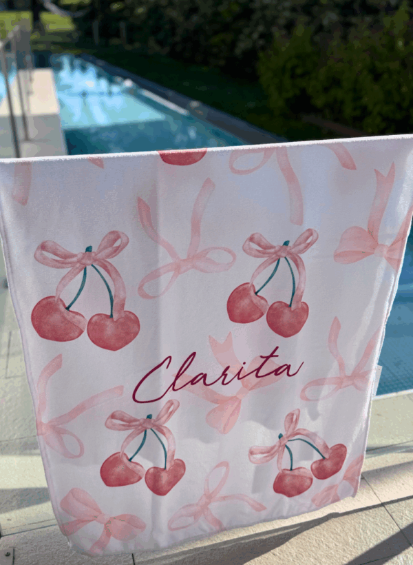 4 TOALLA PLAYA CHERRY