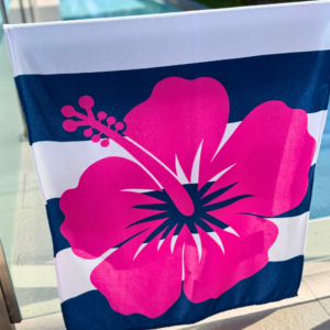 TOALLA PLAYERA HIBISCO