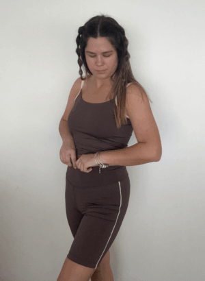 9 TOP MUSCULOSA CHOCO