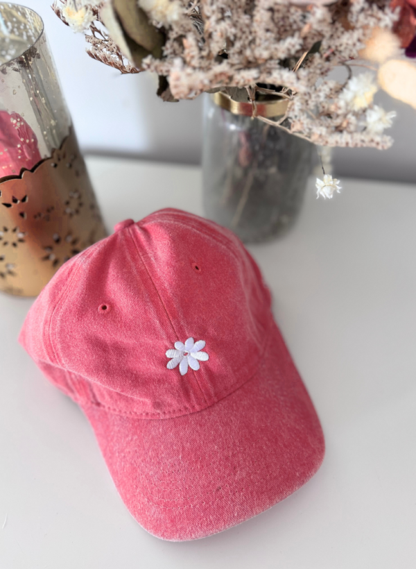 GORRA FLOR LADRILLO
