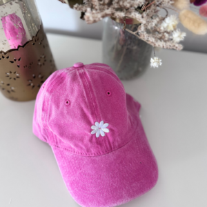 GORRA FLOR ROSA